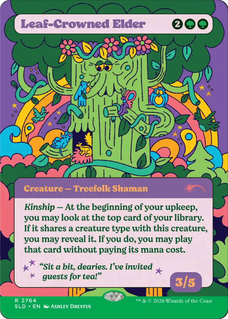 Leaf-Crowned Elder [Secret Lair Drop Series] | Empire Gaming NC