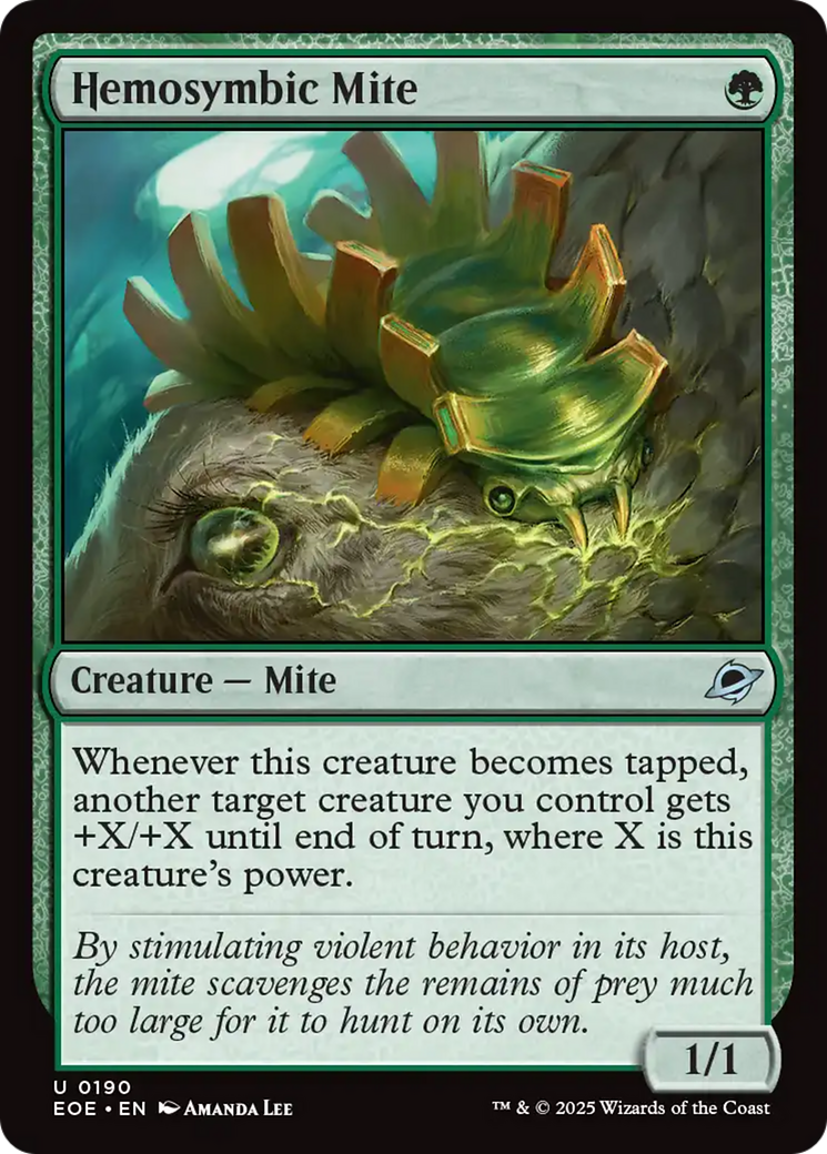 Hemosymbic Mite [Edge of Eternities] | Empire Gaming NC