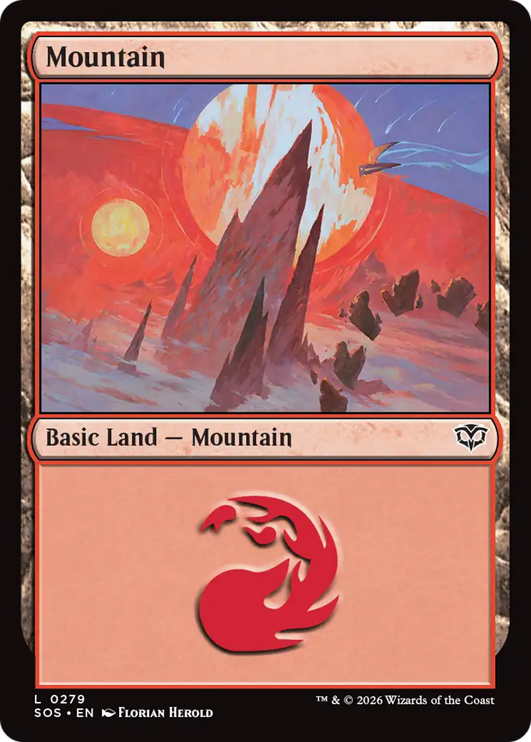 Mountain (0279) [Secrets of Strixhaven] | Empire Gaming NC