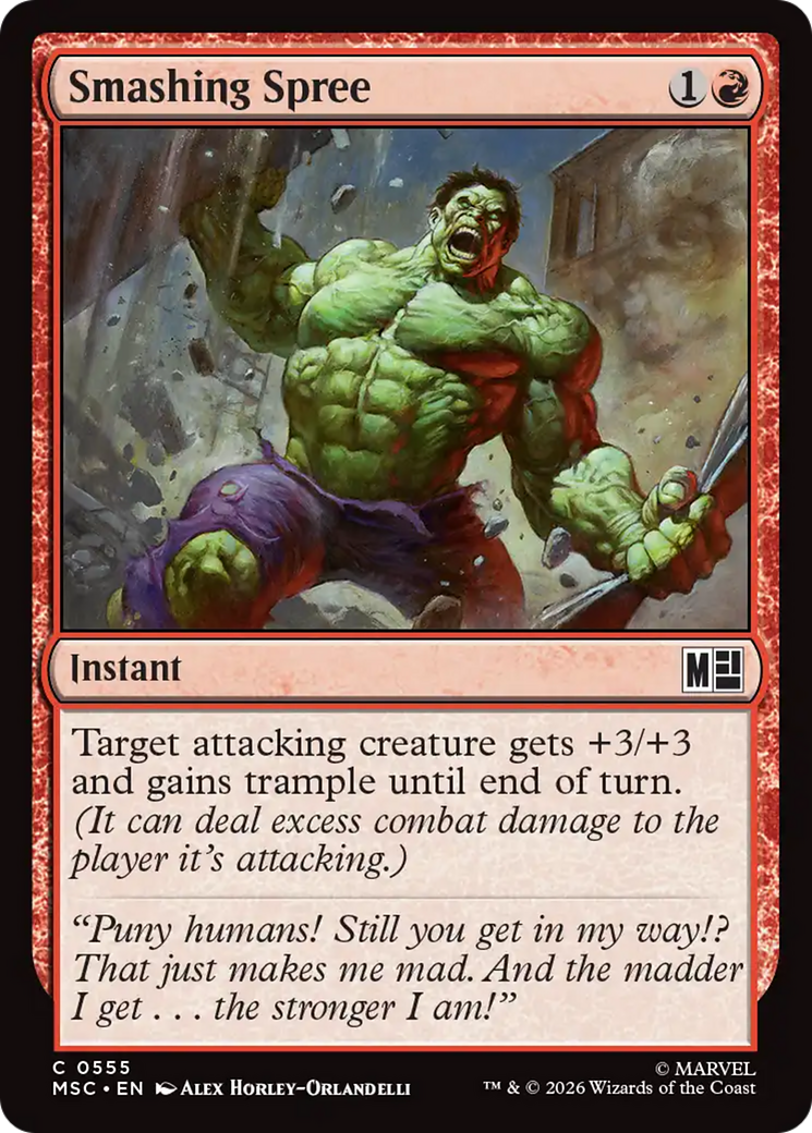 Smashing Spree [Marvel Super Heroes Commander] | Empire Gaming NC