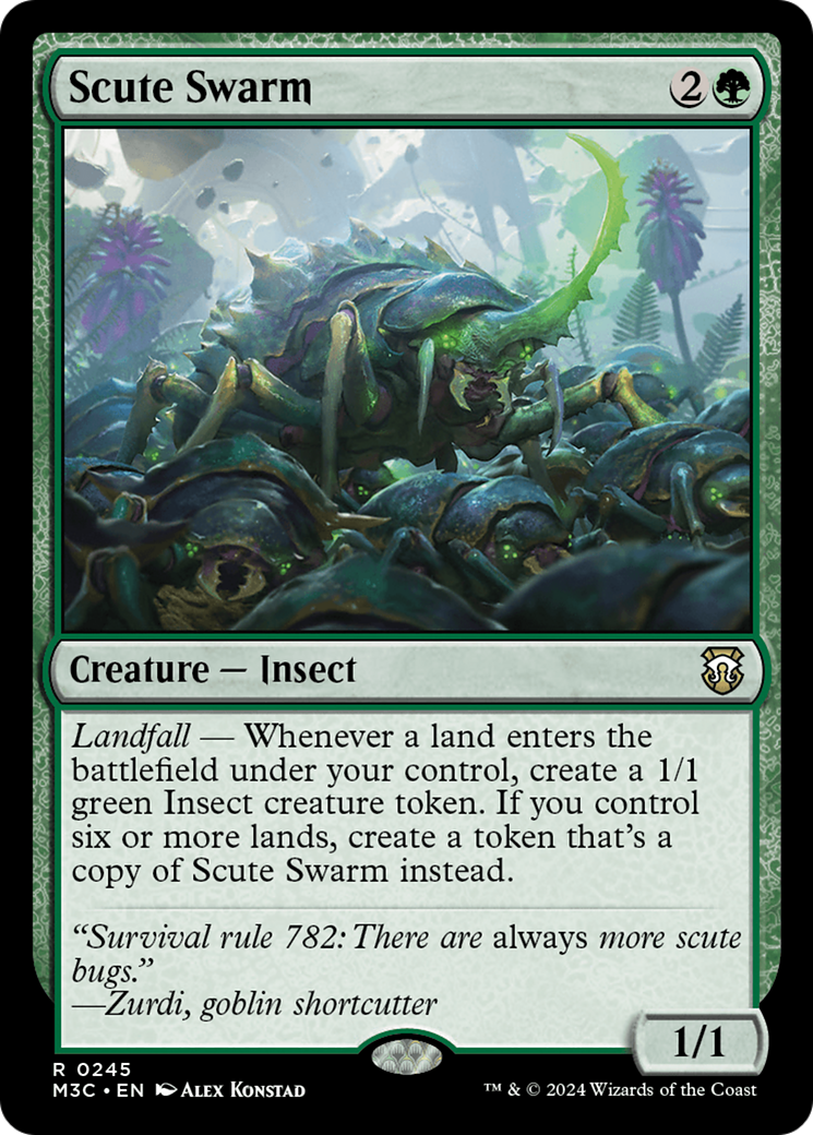 Scute Swarm (Ripple Foil) [Modern Horizons 3 Commander] | Empire Gaming NC