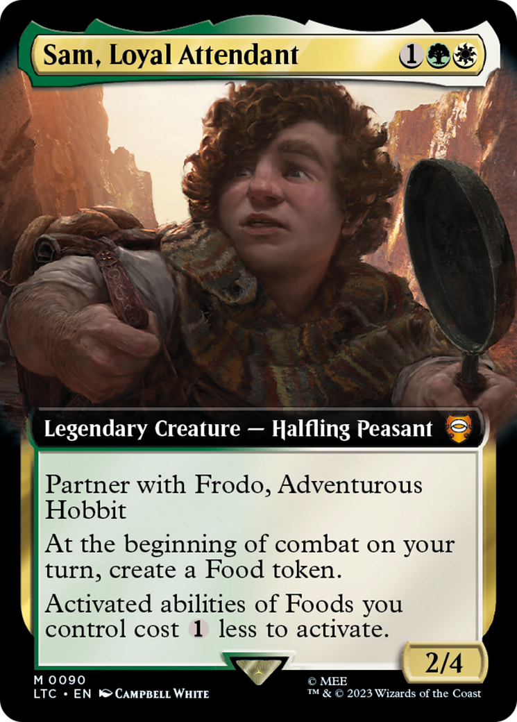 Sam, Loyal Attendant (Extended Art) [The Lord of the Rings: Tales of Middle-Earth Commander] | Empire Gaming NC