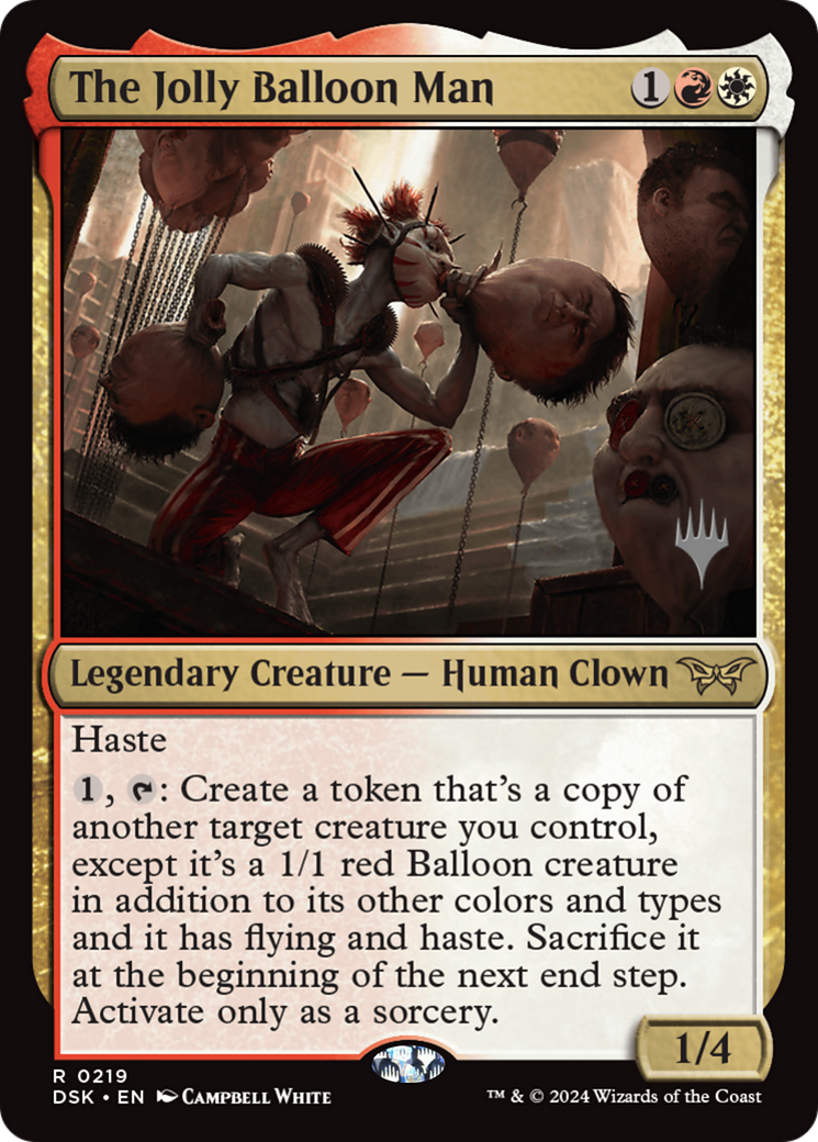 The Jolly Balloon Man (Promo Pack) [Duskmourn: House of Horror Promos] | Empire Gaming NC