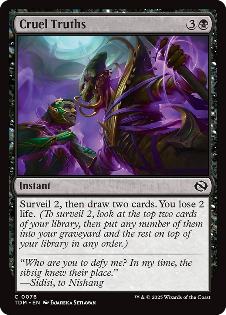 Cruel Truths [Tarkir: Dragonstorm] | Empire Gaming NC