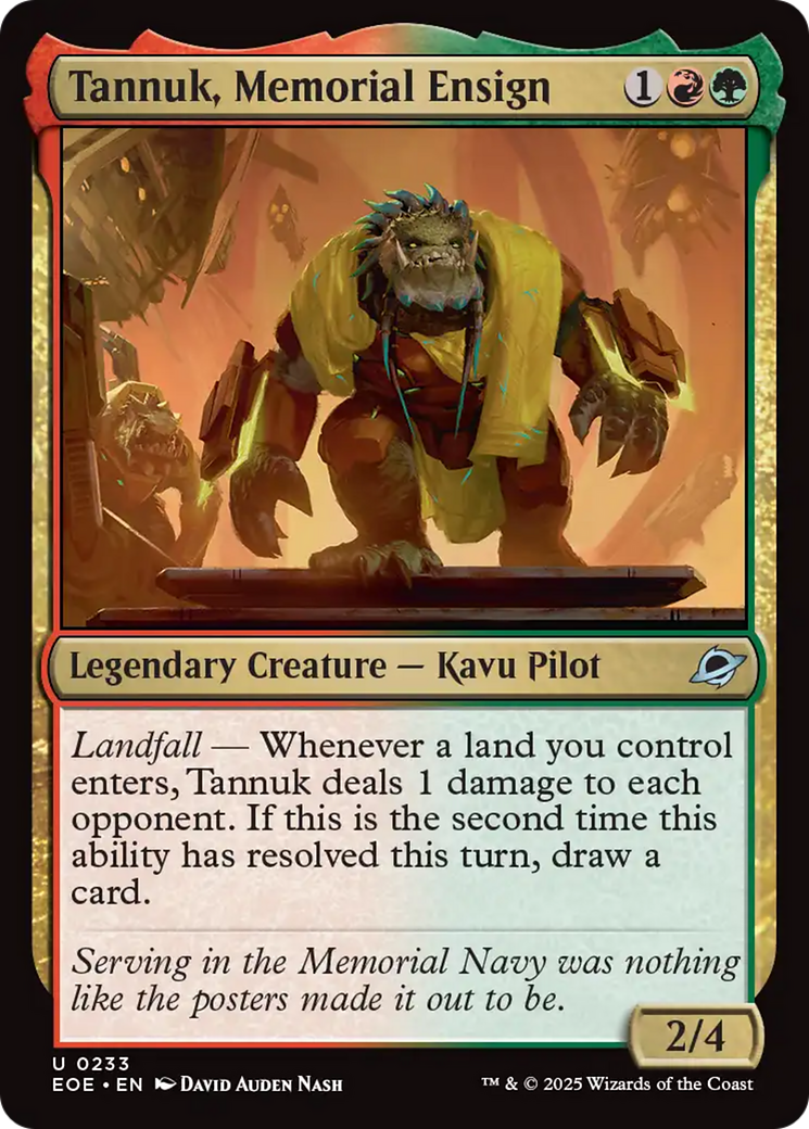 Tannuk, Memorial Ensign [Edge of Eternities] | Empire Gaming NC