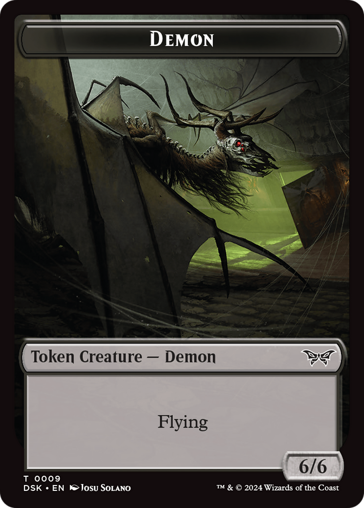 Demon Token [Duskmourn: House of Horror Tokens] | Empire Gaming NC