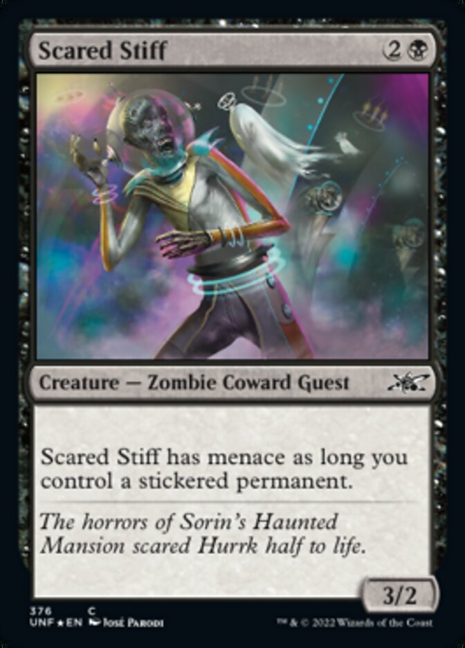 Scared Stiff (Galaxy Foil) [Unfinity] | Empire Gaming NC