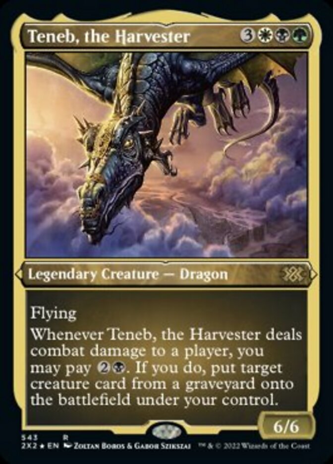 Teneb, the Harvester (Foil Etched) [Double Masters 2022] | Empire Gaming NC