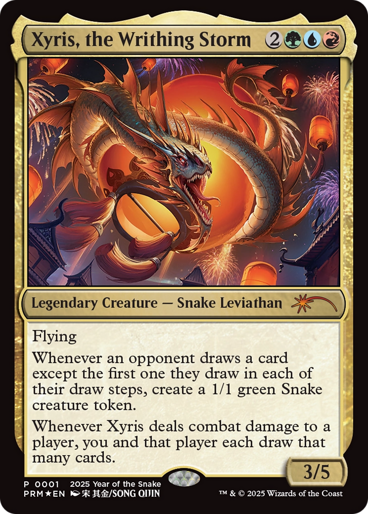 Xyris, the Writhing Storm (Year of the Snake 2025) [Standard Showdown Promos] | Empire Gaming NC