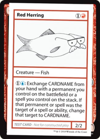 Red Herring (2021 Edition) [Mystery Booster Playtest Cards] | Empire Gaming NC