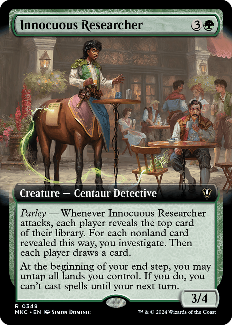 Innocuous Researcher (Extended Art) [Murders at Karlov Manor Commander] | Empire Gaming NC