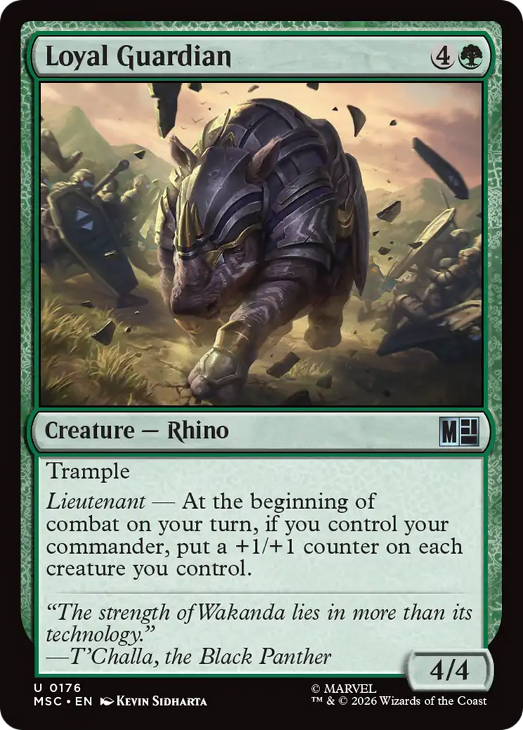 Loyal Guardian (Surge Foil) [Marvel Super Heroes Commander] | Empire Gaming NC