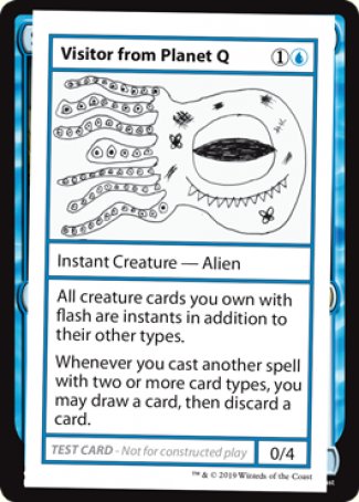 Visitor from Planet Q (2021 Edition) [Mystery Booster Playtest Cards] | Empire Gaming NC