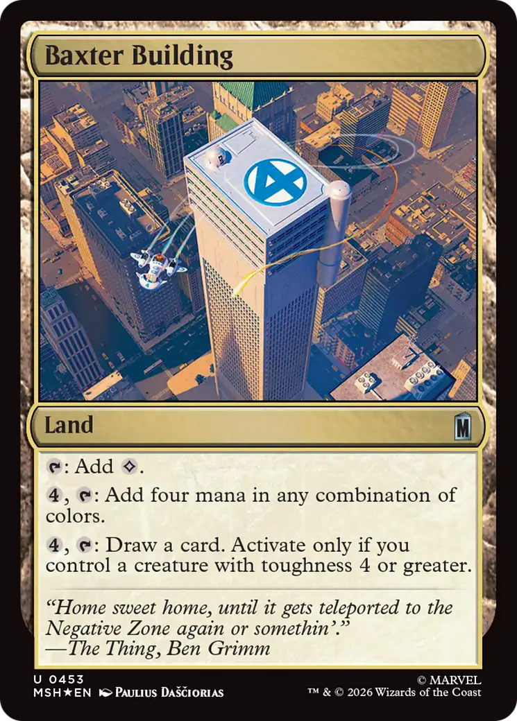 Baxter Building (Surge Foil) [Marvel Super Heroes] | Empire Gaming NC