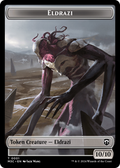 Spirit (Ripple Foil) // Eldrazi Double-Sided Token [Modern Horizons 3 Commander Tokens] | Empire Gaming NC