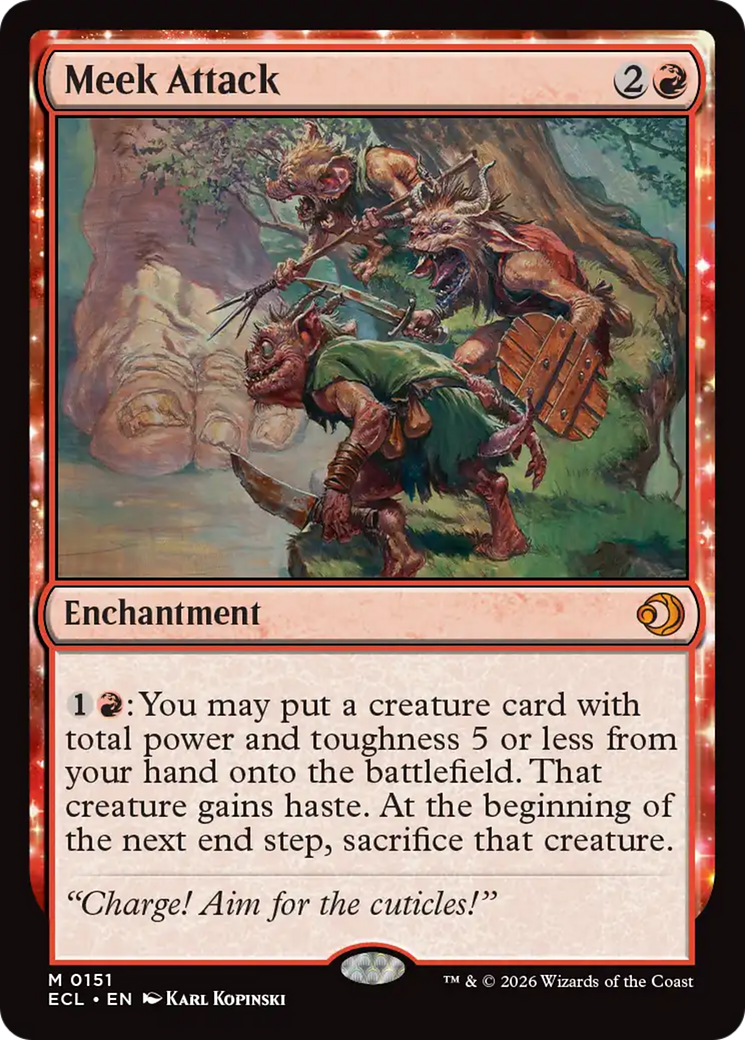 Meek Attack [Lorwyn Eclipsed] | Empire Gaming NC