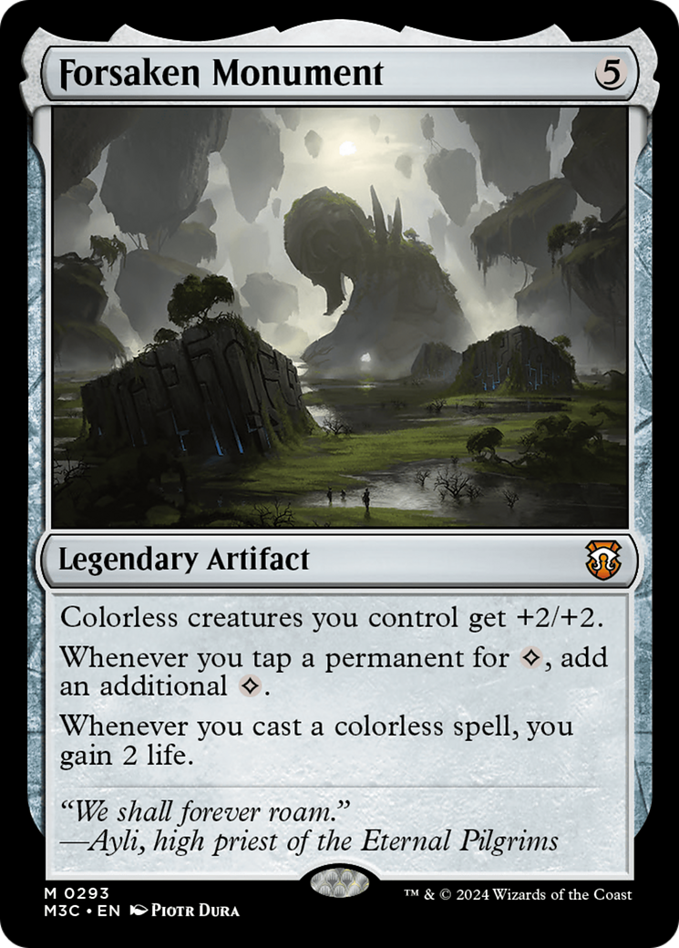 Forsaken Monument (Ripple Foil) [Modern Horizons 3 Commander] | Empire Gaming NC