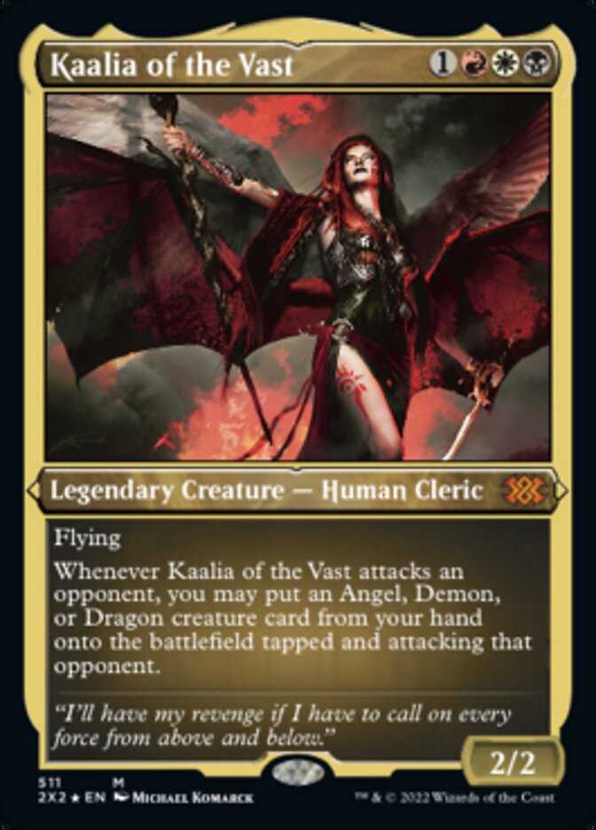 Kaalia of the Vast (Foil Etched) [Double Masters 2022] | Empire Gaming NC