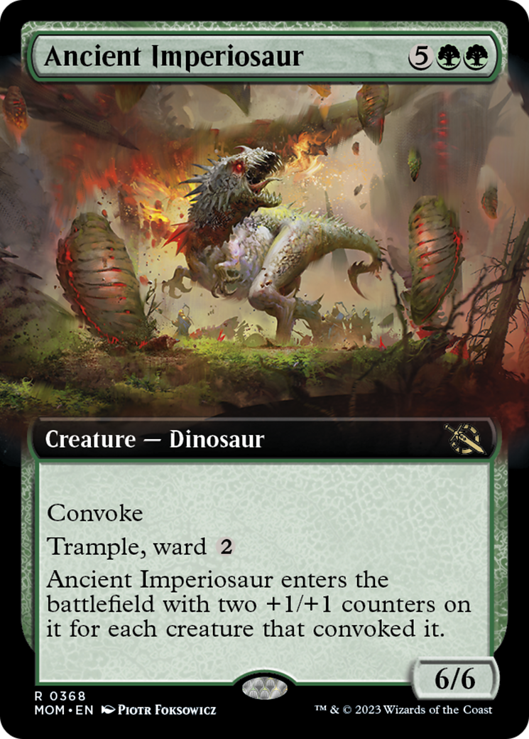 Ancient Imperiosaur (Extended Art) [March of the Machine] | Empire Gaming NC