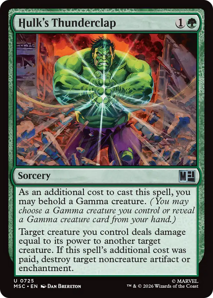 Hulk's Thunderclap [Marvel Super Heroes Commander] | Empire Gaming NC