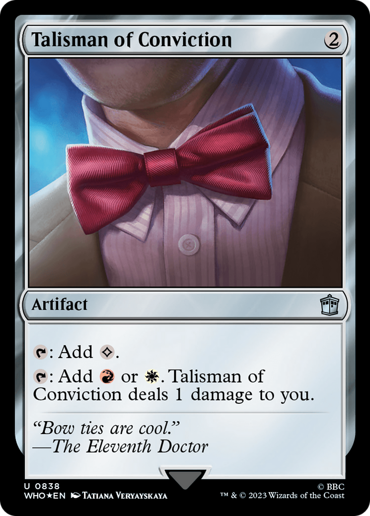 Talisman of Conviction (Surge Foil) [Doctor Who] | Empire Gaming NC