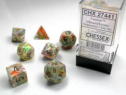 Chessex Polyhedral 7 die set | Empire Gaming NC