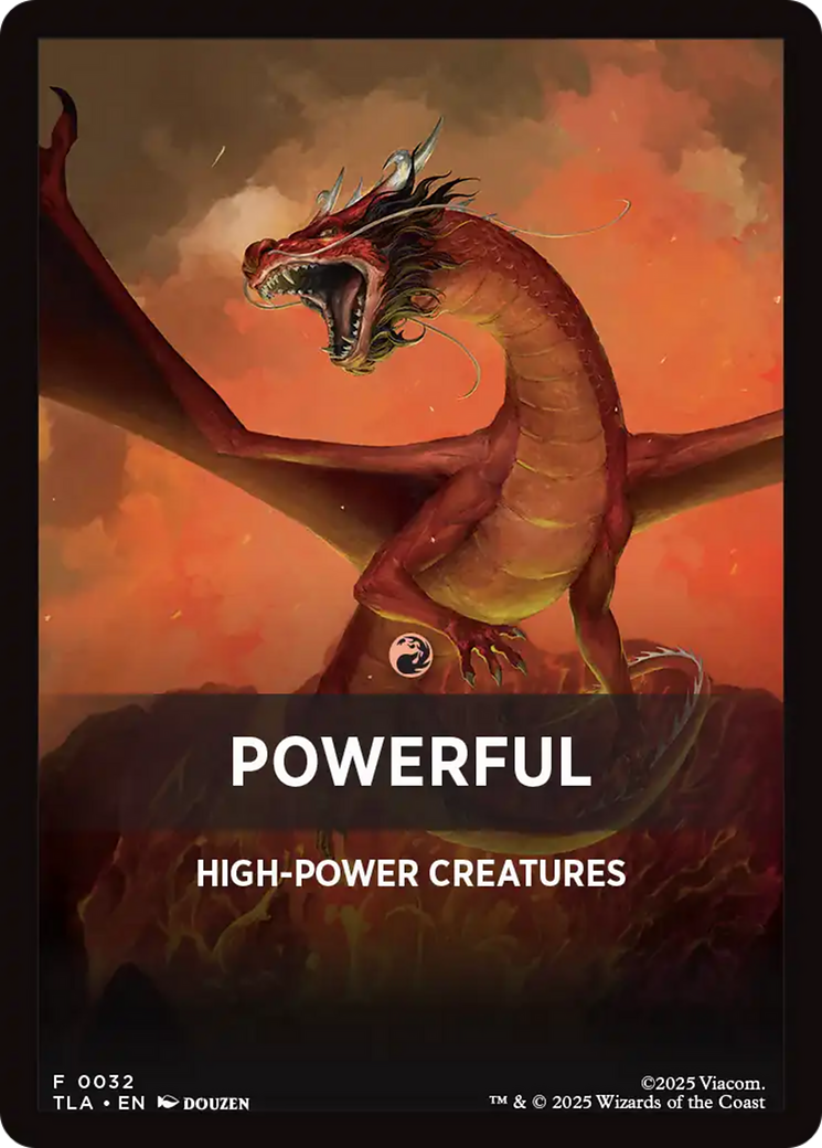 Powerful Theme Card [Avatar: The Last Airbender Tokens] | Empire Gaming NC