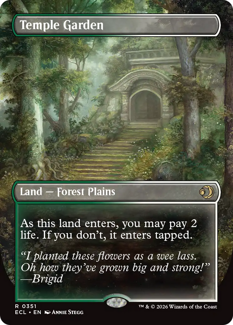 Temple Garden (Borderless) [Lorwyn Eclipsed] | Empire Gaming NC