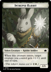 Bat // Intrepid Rabbit Double-Sided Token [Bloomburrow Tokens] | Empire Gaming NC