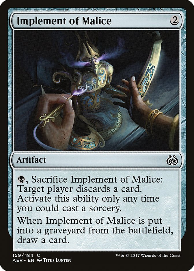 Implement of Malice [Aether Revolt] | Empire Gaming NC