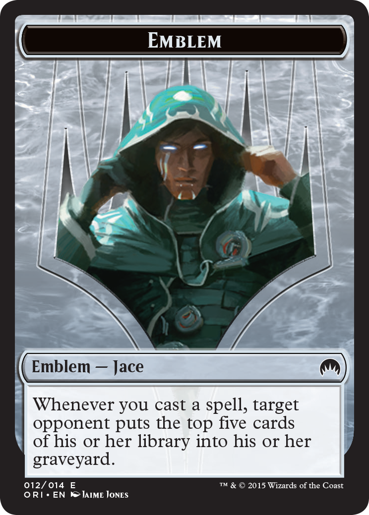 Pest // Jace, Telepath Unbound Emblem Double-Sided Token [Secret Lair: From Cute to Brute Tokens] | Empire Gaming NC