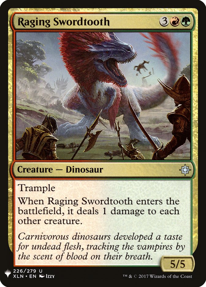 Raging Swordtooth [Mystery Booster] | Empire Gaming NC