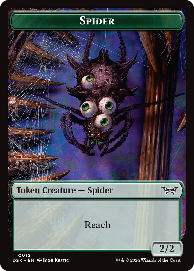 Spider Token [Duskmourn: House of Horror Tokens] | Empire Gaming NC