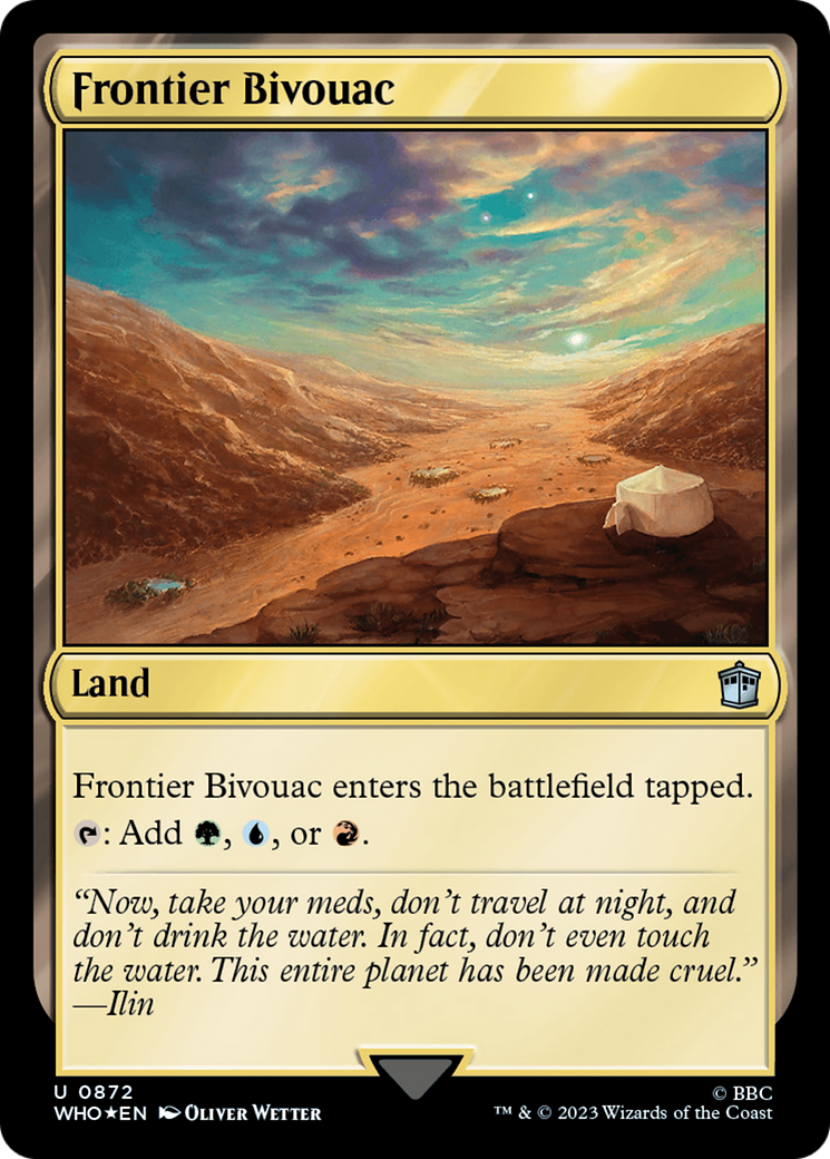 Frontier Bivouac (Surge Foil) [Doctor Who] | Empire Gaming NC