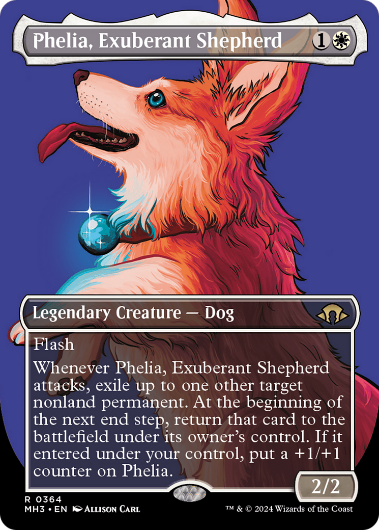 Phelia, Exuberant Shepherd (Borderless) [Modern Horizons 3] | Empire Gaming NC