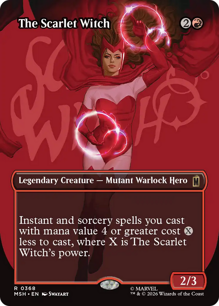 The Scarlet Witch (Borderless) [Marvel Super Heroes] | Empire Gaming NC