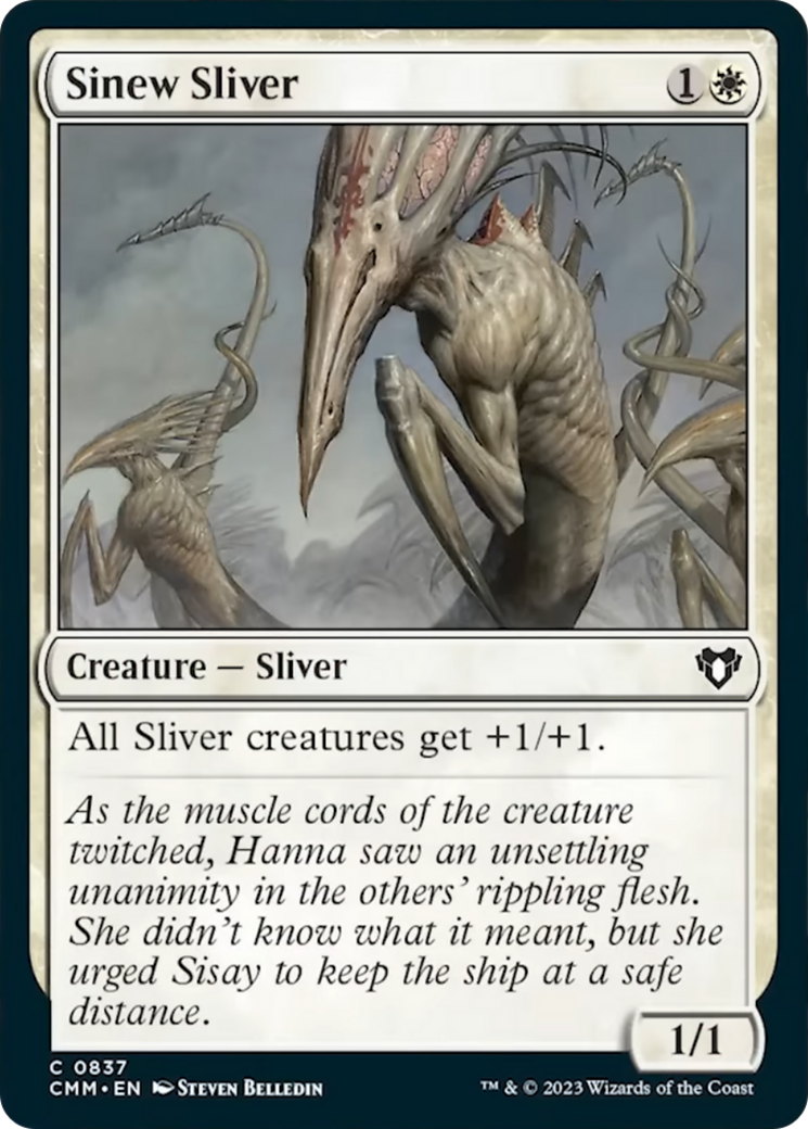 Sinew Sliver [Commander Masters] | Empire Gaming NC