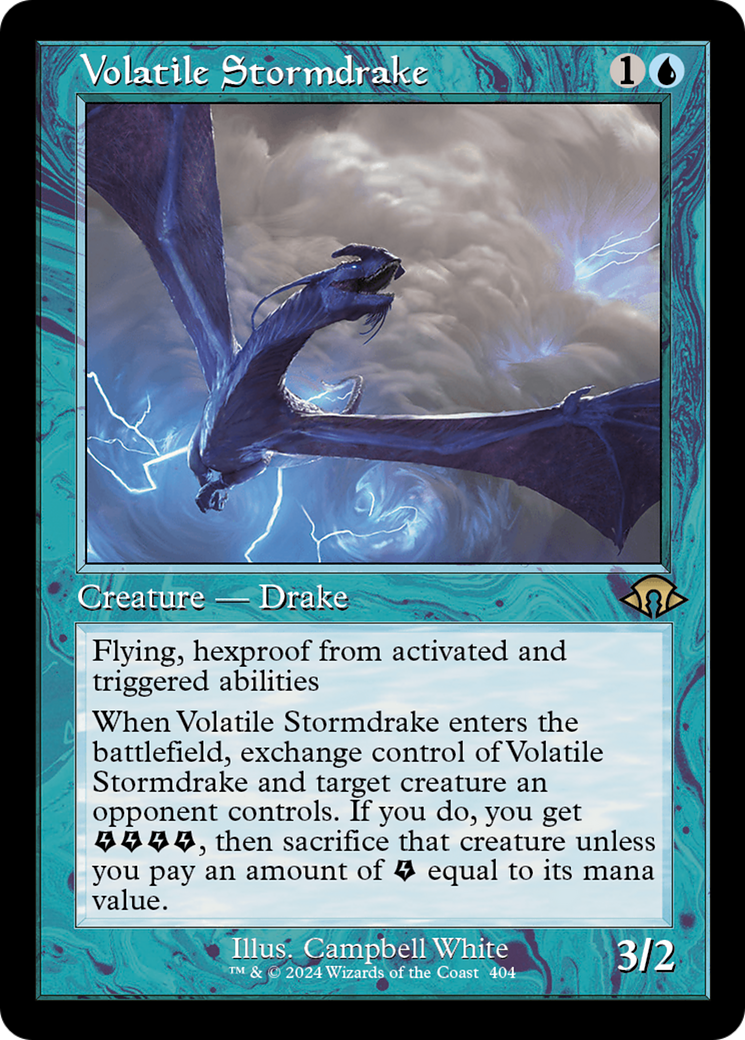 Volatile Stormdrake (Retro) [Modern Horizons 3] | Empire Gaming NC