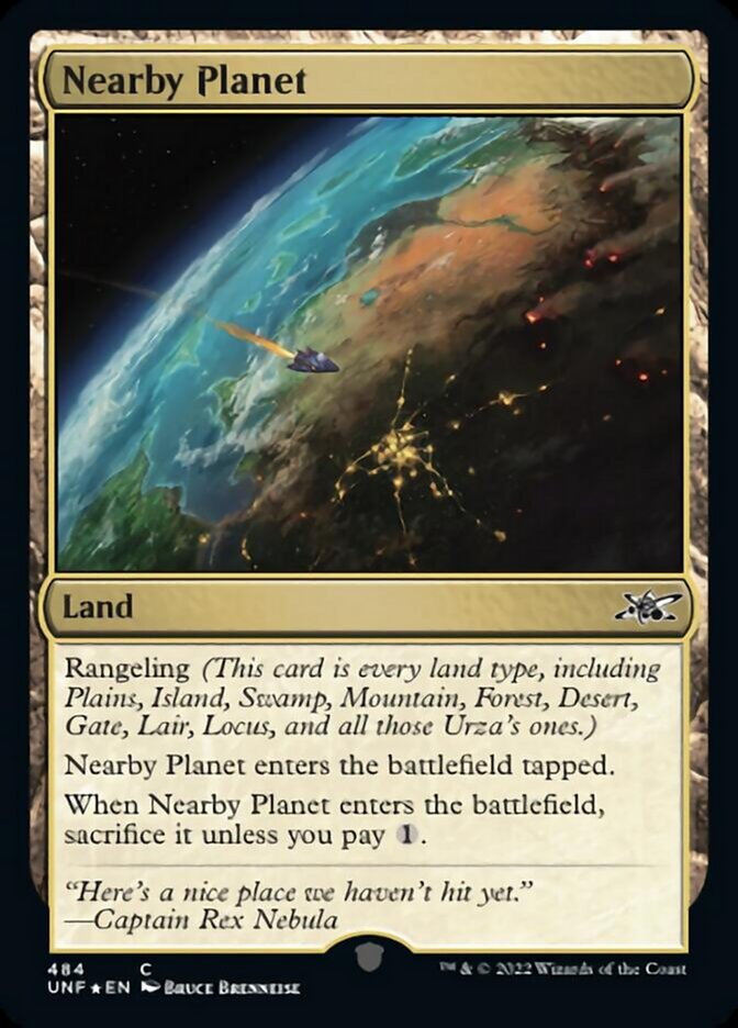 Nearby Planet (Galaxy Foil) [Unfinity] | Empire Gaming NC