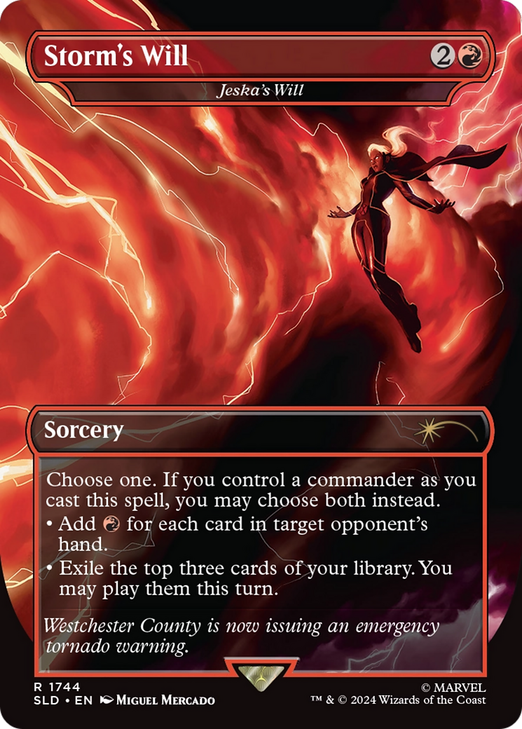 Storm's Will - Jeska's Will (Rainbow Foil) [Secret Lair Drop Series] | Empire Gaming NC