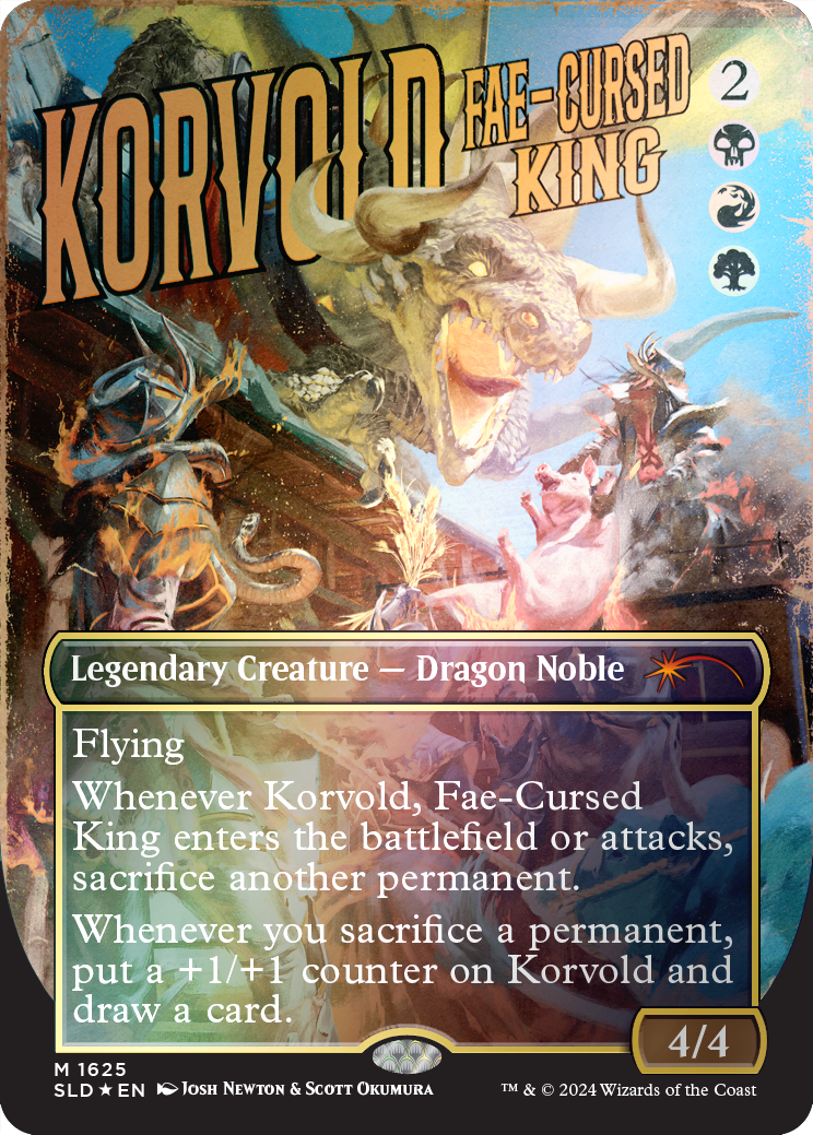 Korvold, Fae-Cursed King (Rainbow Foil) [Secret Lair Drop Series] | Empire Gaming NC