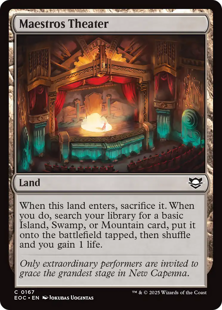 Maestros Theater [Edge of Eternities Commander] | Empire Gaming NC