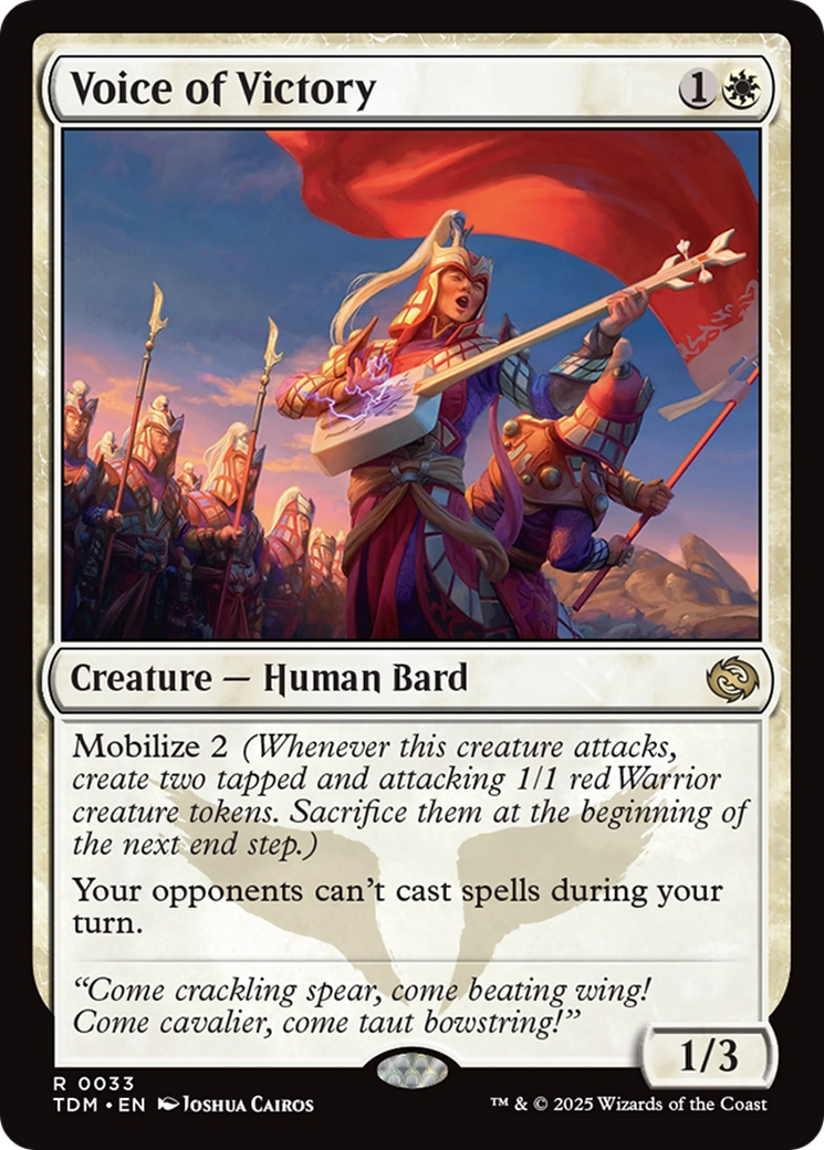 Voice of Victory [Tarkir: Dragonstorm] | Empire Gaming NC