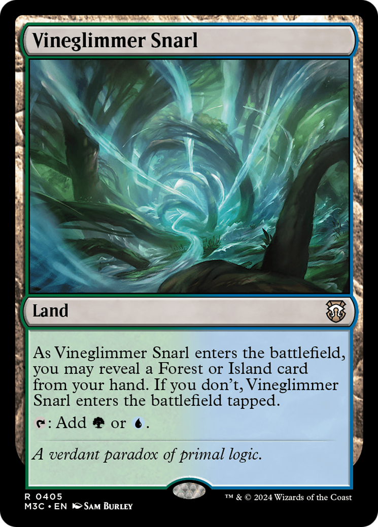 Vineglimmer Snarl (Ripple Foil) [Modern Horizons 3 Commander] | Empire Gaming NC