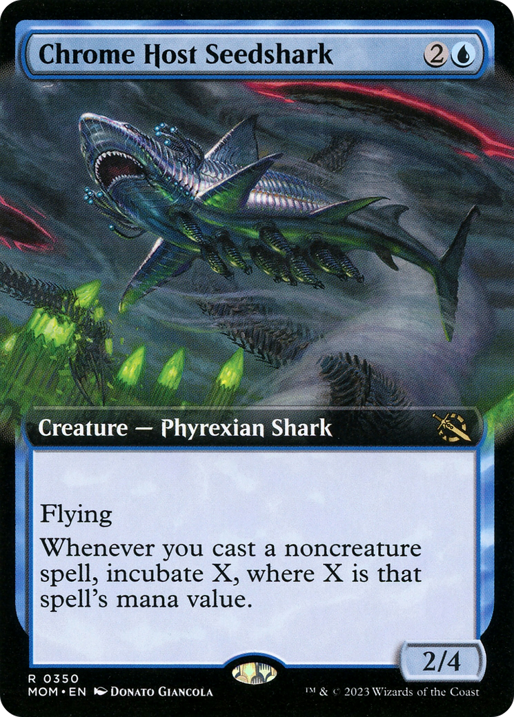 Chrome Host Seedshark (Extended Art) [March of the Machine] | Empire Gaming NC