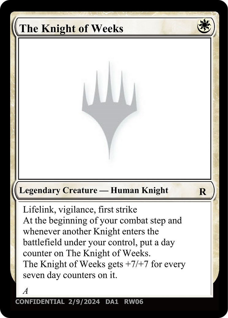 The Knight of Weeks [Unknown Event] | Empire Gaming NC