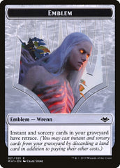 Shapeshifter (001) // Wrenn and Six Emblem (021) Double-Sided Token [Modern Horizons Tokens] | Empire Gaming NC