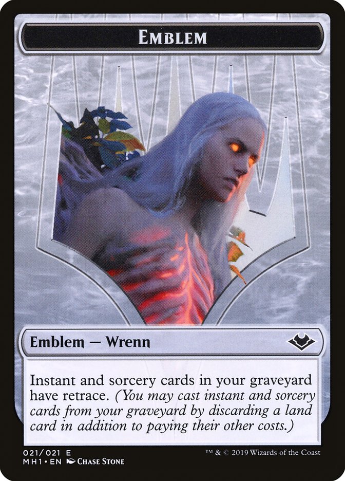 Illusion (005) // Wrenn and Six Emblem (021) Double-Sided Token [Modern Horizons Tokens] | Empire Gaming NC