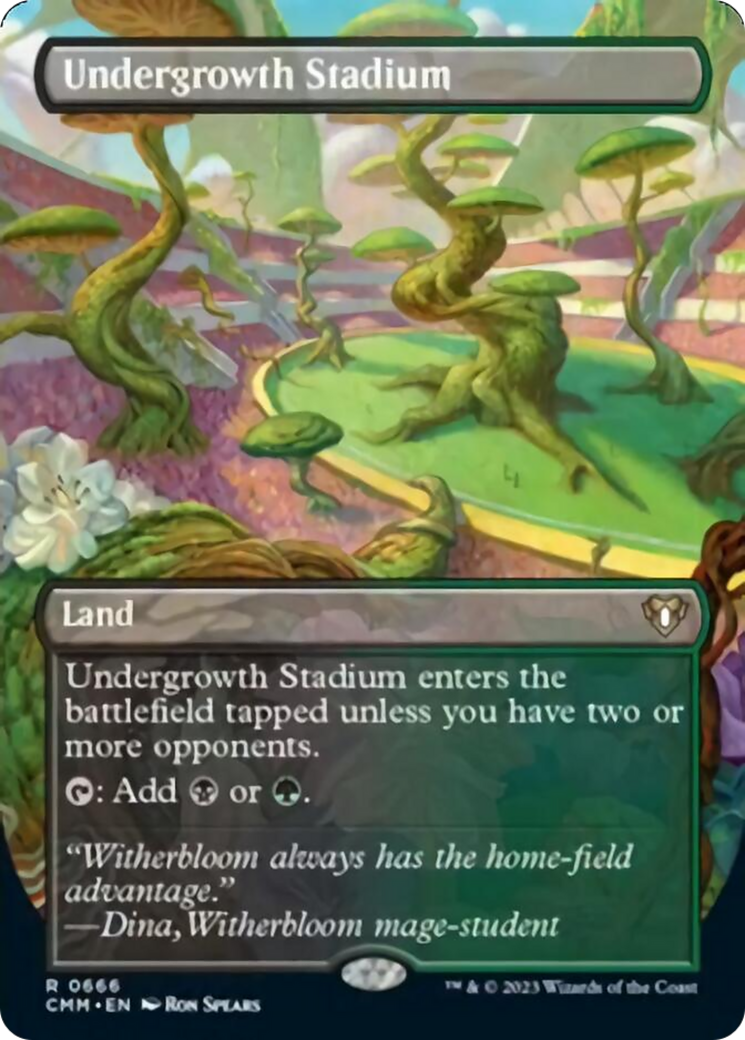 Undergrowth Stadium (Borderless Alternate Art) [Commander Masters] | Empire Gaming NC