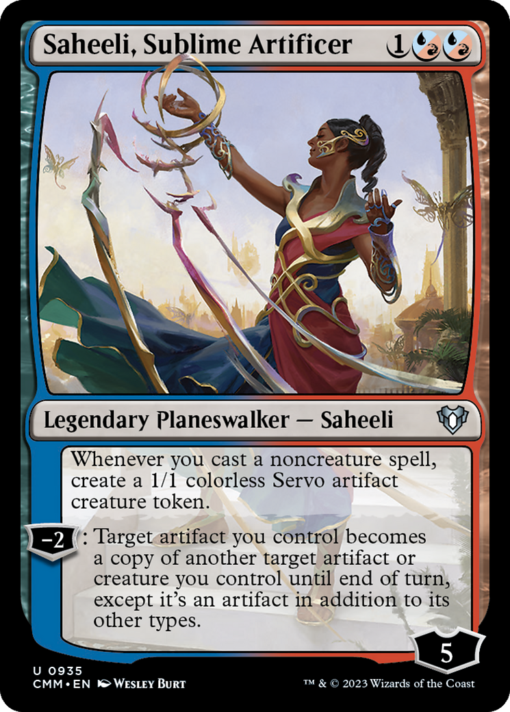 Saheeli, Sublime Artificer [Commander Masters] | Empire Gaming NC